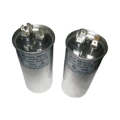 20-80Uf 출력 여파기를 위한 교류 전동기 스타트 캐패시터 방폭 한 개의 달걀 모양 운전 커패시터